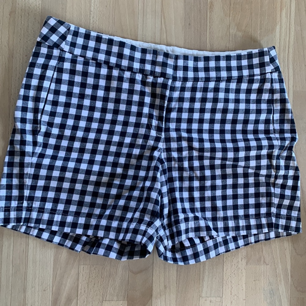 J. Crew gingham shorts size 4